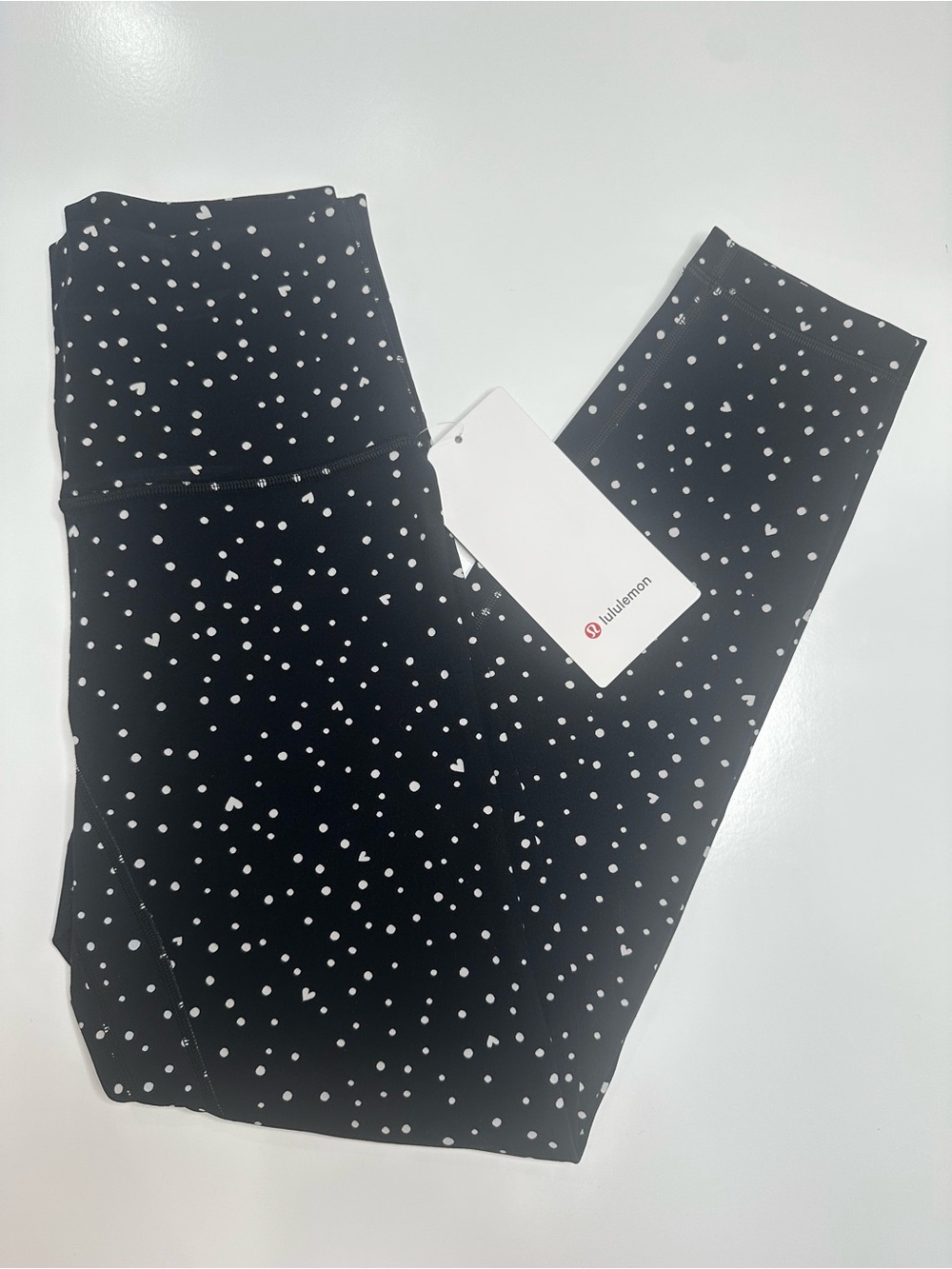 Lululemon Align No Line HR Align Pant 25” Heart Scatter Dot NWT